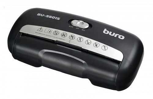 Уничтожитель бумаг BURO Home BU-S601S,  P-1,  6 мм [os601s]