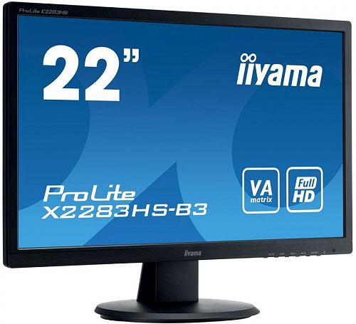 Монитор ЖК IIYAMA X2283HS-B3 21.5, черный