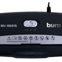 Уничтожитель бумаг BURO Home BU-S601S,  P-1,  6 мм [os601s]