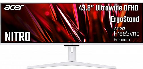 Монитор Acer Nitro XV431CPwmiiphx 43.8 IPS, 32:9, 3840x1080, 120Hz, 1ms, 350 nits, 178°/178°, HDMI, DP, Speakers, Audio out, FreeSync Premium, HDR 400 (UM.MX1EE.P01)
