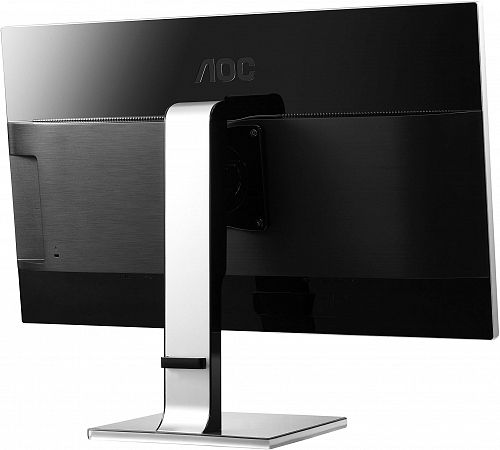 Монитор AOC U2777PQU 27 AOC U2777PQU Black-Silver с поворотом экрана (IPS, LED, 3840x2160, 4 ms, 178°/178°, 350 cd/m, 80M:1, +DVI, +HDMI, +MHL, +DisplayPort, +4xUSB, +MM)