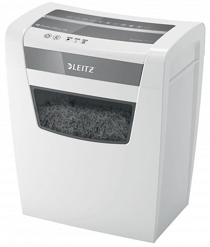 Leitz 80090000 Шредер Leitz IQ Home Office (секр.P-4)/фрагменты/10лист./23лтр./скрепки/скобы