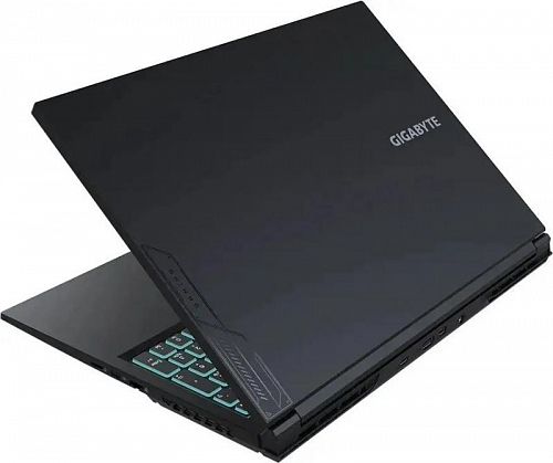 Ноутбук Gigabyte G6 Core i5 13500H 16Gb SSD512Gb NVIDIA GeForce RTX4050 6Gb 16 IPS FHD+ (1920x1200) Free DOS black WiFi BT Cam (MF-52KZ853SD)