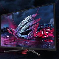 Монитор ASUS XG438Q 43 ROG Strix XG438Q VA LED 4K, 3840x2160, 4ms, 450cd/m2, 4000:1, 178°/178°, 3*HDMI, DP, USB-Hub, HDR10, FreeSync 2 HDR, 120Hz, колонки (90LM04U0-B01170)