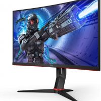 Монитор AOC C27G2ZU 27 C27G2ZU Black-Red (VA, изогнутый, 1920x1080, 240Hz, 0.5 ms, 178°/178°, 300 cd/m, 80M:1, +2xHDMI 2.0, +DisplayPort 1.2, +4xUSB 3.2, +MM, +регулировка по высоте, FreeSync)