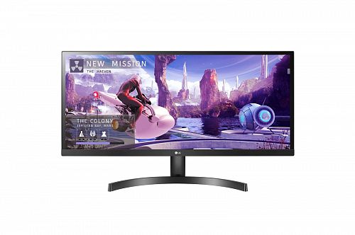 Монитор 34 LG 34WL500-B Black (IPS, LED, Wide, 2560х1080, 75Hz, 5ms, 178°/178°, 300 cd/m, 100,000,000:1, +DP, +2xНDMI, +MM, +USB, )