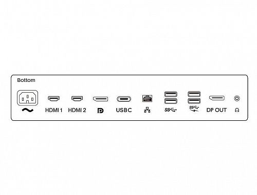 Монитор 32 PHILIPS 329P9H/00 Black с поворотом экрана (4K, IPS, 3840x2160, 5 ms, 178°/178°, 350 cd/m, 50M:1, +2xHDMI 2.0, +DisplayPort 1.2, +DP-out, +4xUSB 3.1, +USB-TypeC, +RJ45, +