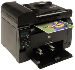Б/У цветное МФУ HP COLOR LaserJet Pro 100 MFP 175nw