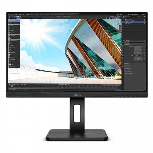 Монитор AOC 22P2Q 21.5 22P2Q Black с поворотом экрана (IPS, 1920x1080, 75Hz, 4 ms, 178°/178°, 250 cd/m, 50M:1, +DVI, +HDMI, +2xDisplayPort 1.2, +4xUSB 3.2, +MM)