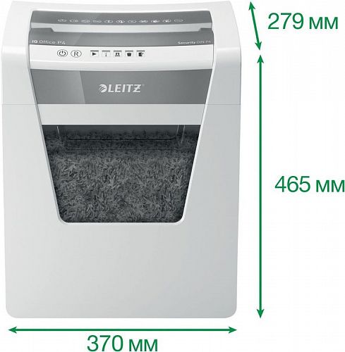 Leitz 80030000 Шредер Leitz IQ Office (секр.P-4)/фрагменты/15лист./23лтр./скрепки/скобы