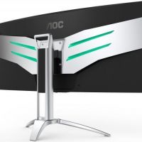Монитор AOC AG352QCX 35 AOC AGON AG352QCX Silver-Black с поворотом экрана (MVA, изогнутый, 2560x1080, 200Hz, 4 ms, 178°/178°, 300 cd/m, 50M:1, +DVI, +HDMI, +DisplayPort, +2xUSB, +MM, +MHL, Adaptive-S