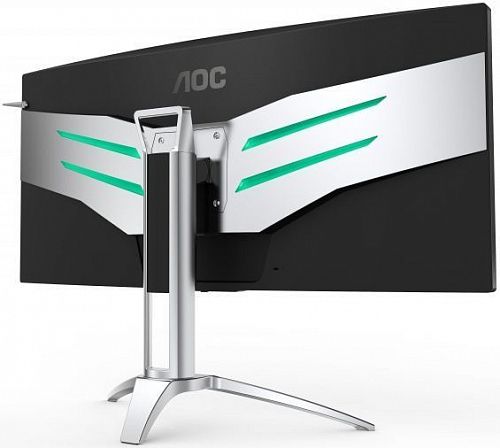 Монитор AOC AG352QCX 35 AOC AGON AG352QCX Silver-Black с поворотом экрана (MVA, изогнутый, 2560x1080, 200Hz, 4 ms, 178°/178°, 300 cd/m, 50M:1, +DVI, +HDMI, +DisplayPort, +2xUSB, +MM, +MHL, Adaptive-S