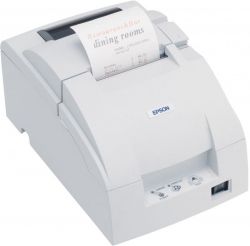 Чековый принтер EPSON TM-U220PD-002, матричный, белый (C31C518002)
