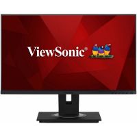 Монитор ViewSonic VS17528 23,8 VG2455 Black с поворотом экрана (IPS, 1920x1080, 5 ms, 178°/178°, 250 cd/m, 50M:1, +HDMI 1.4, +DisplayPort 1.2, +4xUSB 3.1, +USB-Type C, +MM)