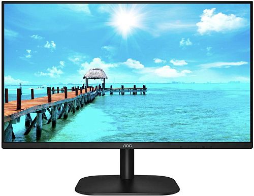 Монитор AOC 27B2H 27 27B2H Black (IPS, 1920x1080, 75Hz, 7 ms, 178°/178°, 250 cd/m, 20M:1, +HDMI 1.4)
