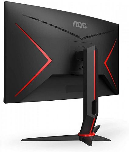 Монитор AOC C27G2ZU 27 C27G2ZU Black-Red (VA, изогнутый, 1920x1080, 240Hz, 0.5 ms, 178°/178°, 300 cd/m, 80M:1, +2xHDMI 2.0, +DisplayPort 1.2, +4xUSB 3.2, +MM, +регулировка по высоте, FreeSync)