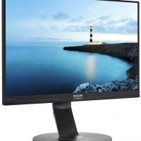 Монитор 24 PHILIPS 240B7QPJEB/00 Black с поворотом экрана (IPS, LED, 1920x1200, 5 ms, 178°/178°, 300 cd/m, 20M:1, +HDMI, +DisplayPort, +2xUSB, +MM)