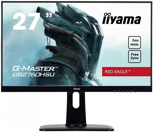 Монитор Iiyama 27 G-Master GB2760HSU-B1 черный TN+film LED 1ms 16:9 HDMI DisplayPort M/M Mat HAS Pi