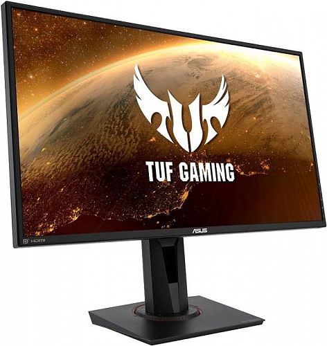 Монитор ASUS VG279QM 27 VG279QM черный 1920x1080, ProGaming, 1ms, 400cd/m, 100Mln:1, 178°/178°, 280Hz, HDR400, 2*HDMI, DP, G-SYNC, колонки, Tilt, Swivel, Pivot, HAS, VESA, Black