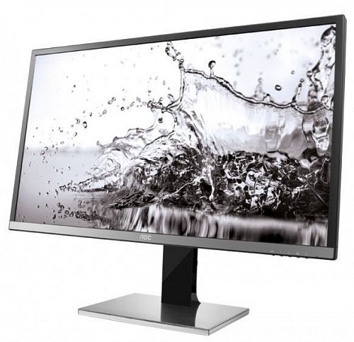 Монитор AOC U3277PWQU 32 AOC U3277PWQU Black-Silver с поворотом экрана (4K, MVA, LED, 3840x2160, 4 ms, 178°/178°, 350 cd/m, 80M:1, +DVI, +HDMI, +MHL, +DisplayPort, +MM, +4xUSB)