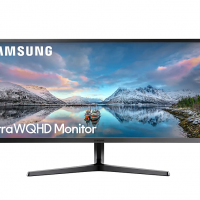Монитор SAMSUNG S34J550WQI 34, черный [ls34j550wqixci]