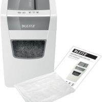 Leitz 80010000 Шредер Leitz IQ Home Office (секр.P-4)/фрагменты/10лист./23лтр./скрепки/скобы