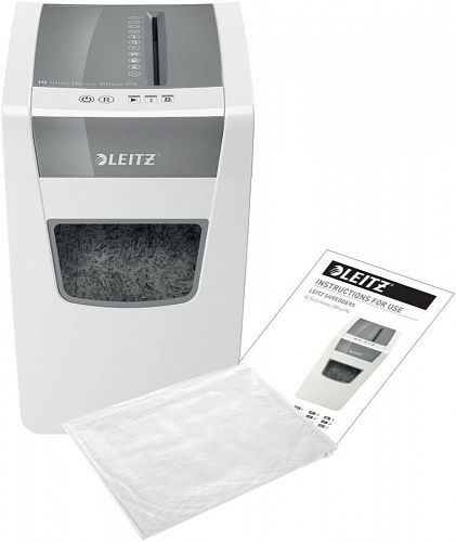 Leitz 80010000 Шредер Leitz IQ Home Office (секр.P-4)/фрагменты/10лист./23лтр./скрепки/скобы