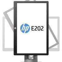 Монитор ЖК HP EliteDisplay E202 20,1600 x 900,60 Гц,IPS,7 мс,1000:1,250 кд/м2,178°/178°,VGA,HDMI,DisplayPort 1.2,3 USB 2.0,(M1F41AA)