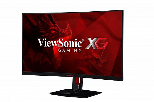 Монитор XG3240C Viewsonic 32 XG3240C VA LED изогнутый, 2560x1440, 4ms, 300cd/m2, 178°/178°, 120Mln:1, 144Hz, HDMI*2, DP, USB-Hub, колонки, Tilt, Swivel, рег.по высоте, Headphone Out, VESA, Black-Re