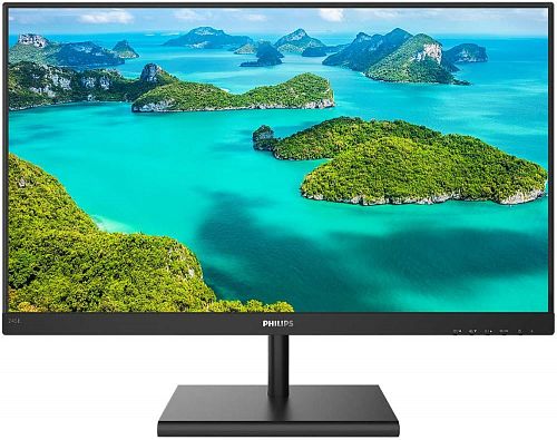 Монитор Philips 245E1S/01 24 245E1S/01 Black 2560x1440 75Гц IPS W-LED 16:9 4ms(GtG) VGA HDMI DP 50M:1 1000:1 178/178 250cd Tilt AMD Adaptive-Sync Black