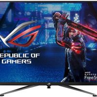 Монитор ASUS XG438Q 43 ROG Strix XG438Q VA LED 4K, 3840x2160, 4ms, 450cd/m2, 4000:1, 178°/178°, 3*HDMI, DP, USB-Hub, HDR10, FreeSync 2 HDR, 120Hz, колонки (90LM04U0-B01170)