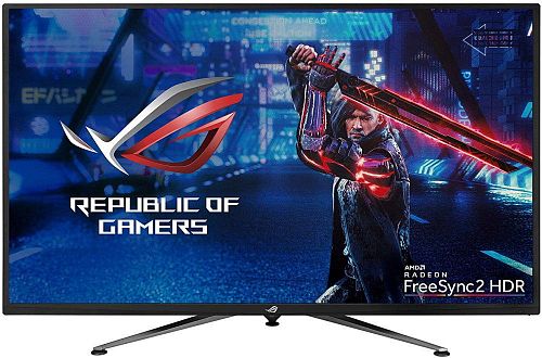 Монитор ASUS XG438Q 43 ROG Strix XG438Q VA LED 4K, 3840x2160, 4ms, 450cd/m2, 4000:1, 178°/178°, 3*HDMI, DP, USB-Hub, HDR10, FreeSync 2 HDR, 120Hz, колонки (90LM04U0-B01170)
