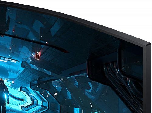 Монитор Samsung LC27G75TQSIXCI 27, черный VA QLED изогнутый GAMING-монитор Odyssey G7 2560x1440 1ms 2500:1 600cd 178/178 HDMI 2*DP USB-hub 240Hz G-Sync HDR600 HAS Pivot Black