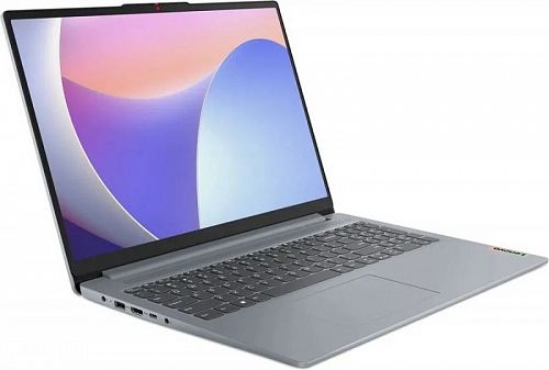 Ноутбук Lenovo IdeaPad Slim 3 15IRU8 Core i3 1305U 8Gb SSD256Gb Intel UHD Graphics 15.6 TN FHD (1920x1080) noOS grey WiFi BT Cam (82X7004BPS)