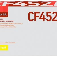 Лазерный картридж EasyPrint CF452A для принтеров HP Color LaserJet Enterprise M681z, M682z, M652dn, M652n, M653dn, M681dh, M681f, желтый, 10500 страниц