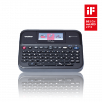 Принтер-этикеток BROTHER PT-D600VP для печати наклеек, черный, с кейсом (PTD600VPR1)