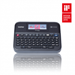 Принтер-этикеток BROTHER PT-D600VP для печати наклеек, черный, с кейсом (PTD600VPR1)