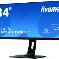 Монитор ЖК IIYAMA ProLite XUB3493WQSU-B1 34 черный IPS LED 4ms 21:9 HDMI M/M матовая HAS Pivot 1000:1 400cd 178гр/178гр 3440x1440 DisplayPort USB 9.5кг