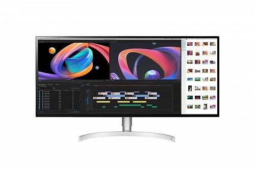 Монитор 34 LG 34WK95U-W White (IPS, LED, Wide, 5120?2160, 5ms, 178°/178°, 450 cd/m, 1200:1,  +2xНDMI, +3xUSB, )
