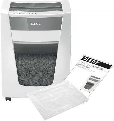Leitz 80050000 Шредер Leitz IQ Office Pro (секр.P-5)/фрагменты/15лист./30лтр./скрепки/скобы