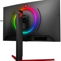 Монитор AOC AG273QCG 27 AOC AGON AG273QCG Black-Red (LED, изогнутый, 2560x1440, 165Hz, 1 ms, 170°/160°, 400 cd/m, 50M:1, +HDMI 1.4, +DisplayPort 1.2, +4xUSB, +MM, +регулировка по высоте)