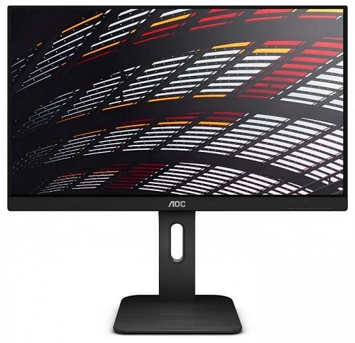 Монитор AOC 24P1 23.8 AOC 24P1 Black с поворотом экрана (IPS, LED, 1920x1080, 5 ms, 178°/178°, 250 cd/m, 50M:1, +DVI, +HDMI 1.4, +DisplayPort 1.2, +4xUSB 3.0, +MM)