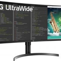 Монитор LG 35WN65C-B 35, черный [35WN65C-B.ARUZ]