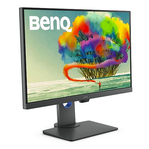 Монитор BenQ 9H.LJELA.TBE 27 PD2705Q серый (LED 2560x1440 60Hz 5ms 16:9 300 cd/m2 1000:1 12M:1 178/178 HDMI DP USB 3.1 USB Type-C Speaker 2W*2 HAS Pivot Swivel Tilt Flicker-free Dark Gray)