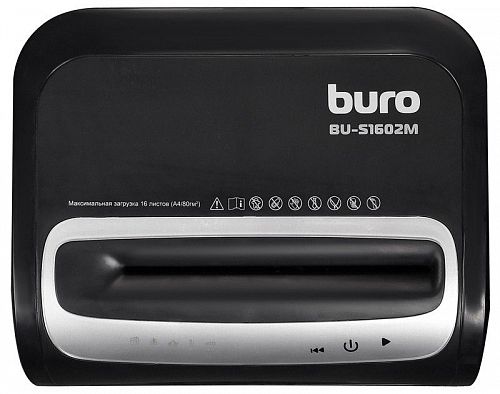 BURO OS1602MI Уничтожитель бумаг BURO Office BU-S1602M,  P-5,  5x32  мм [os1602mi]