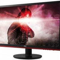 Монитор AOC G2260VWQ6 21.5 AOC G2260VWQ6 Black-Red (LED, 1920x1080, 1 ms, 170°/160°, 250 cd/m, 20M:1, +HDMI, +DisplayPort)