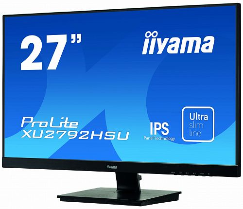 Монитор ЖК IIYAMA ProLite XU2792HSU-B1 черный IPS LED 4ms 16:9 HDMI M/M матовая 1000:1 250cd 178гр/178гр 1920x1080 D-Sub DisplayPort FHD USB 5.1кг