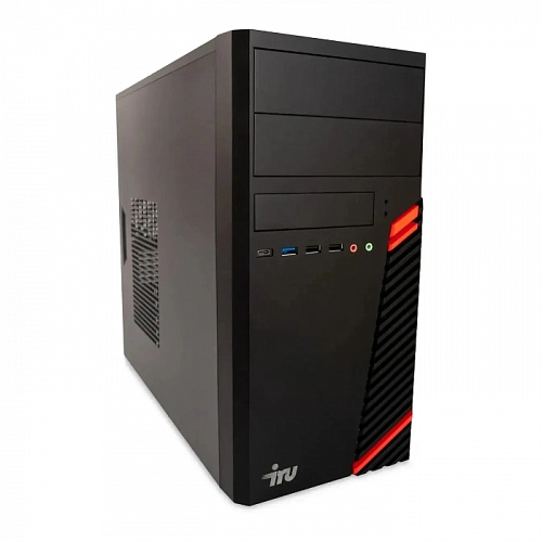 ПК IRU Home 310H6SE MT i3 12100 (3.3) 8Gb SSD512Gb UHDG 730 Free DOS GbitEth 400W черный (1994640)