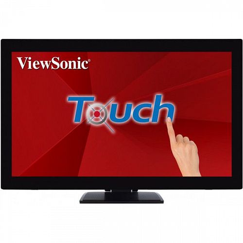 Монитор ViewSonic TD2760 27 TD2760 Touch VA LED, 1920x1080, 6ms, 300cd/m2, 50Mln:1, 178°/178°, VGA, HDMI, DP, USB-hub, колонки, Tilt, VESA, Black