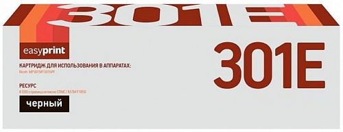 Лазерный картридж EasyPrint MP301E/407059 для принтеров Ricoh Aficio MP 301SP, 301SPF, черный, 8000 страниц
